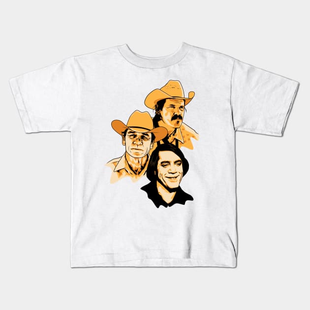 No Country for Old Men Kids T-Shirt by Woah_Jonny